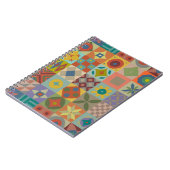Carnet Motif Talavera. Un patchwork indien. Nom turc (Côté gauche)