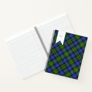 Carnet Motif Tartan à Carreaux du Clan Smith