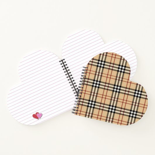 Carnet Motif Tartan Écossais (Intérieur)