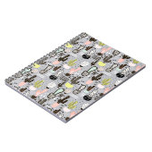 Carnet Motif texturisé tiré par la main de cactus (Côté gauche)
