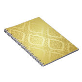 Carnet Motif thaïlandais suprême or arrière-terrain thaï, (Côté Droit)