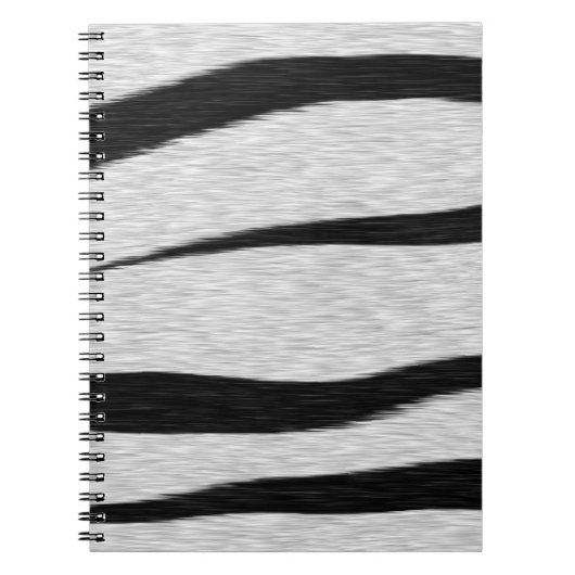 Carnet Motif Tiger Stripes. (Devant)