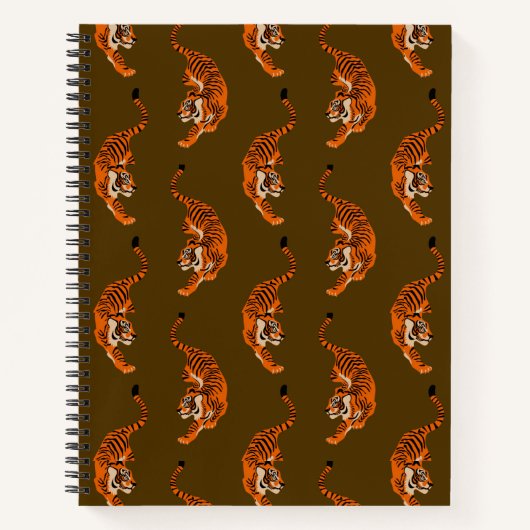 Carnet Motif Tigre (Devant)