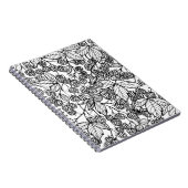 Carnet Motif tiré à la main des framboises (Côté Droit)