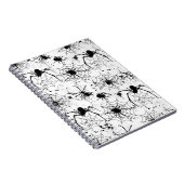 Carnet Motif Toile d'araignée Halloween  (Côté Droit)
