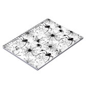 Carnet Motif Toile d'araignée Halloween  (Côté gauche)