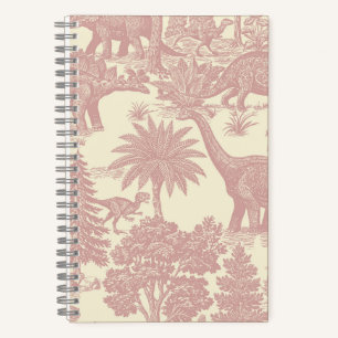 Carnet Motif Toile Dinosaure Vintage Jungle Préhistorique