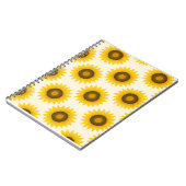 Carnet Motif tournesol (Côté gauche)