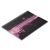 Carnet Motif tramé technique (Côté gauche)