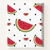 Carnet Motif Tranche de Pastèque | Pique-nique d'été & Pa (Dos)