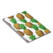 Carnet Motif transparent avec ananas (Côté Droit)