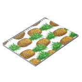 Carnet Motif transparent avec ananas (Côté gauche)