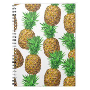 Carnet Motif transparent avec ananas