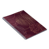 Carnet Motif transparent avec cercles d'aquarelle (Côté Droit)