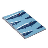 Carnet Motif transparent avec crocodiles (Côté Droit)