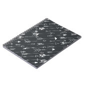 Carnet Motif transparent avec flèches sur un arrière - pl (Côté gauche)