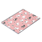 Carnet Motif transparent avec roulettes et cassette t (Côté gauche)