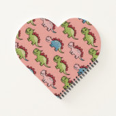 Carnet Motif transparent de dinosaure mignon (Dos)
