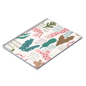 Carnet Motif transparent de la jungle (Côté gauche)