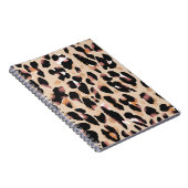Carnet Motif transparent Empreinte de léopard (Côté Droit)