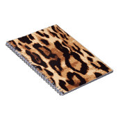 Carnet Motif transparent Empreinte de léopard (Côté Droit)