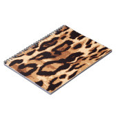 Carnet Motif transparent Empreinte de léopard (Côté gauche)