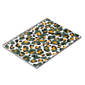 Carnet Motif transparent Empreinte de léopard (Côté gauche)