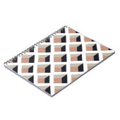 Carnet Motif transparent en treillis blanc (Côté gauche)