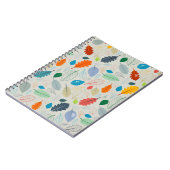 Carnet Motif transparent - Feuilles d'automne vintages Il (Côté gauche)
