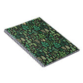 Carnet Motif transparent plante vert (Côté Droit)