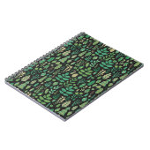 Carnet Motif transparent plante vert (Côté gauche)