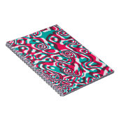Carnet Motif transparent psychédélique (Côté Droit)