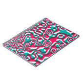 Carnet Motif transparent psychédélique (Côté gauche)