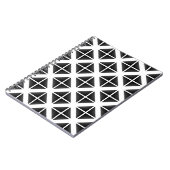 Carnet Motif triangle Black Trendy (Côté gauche)