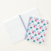 Carnet Motif triangle feuille tropicale (Intérieur)