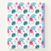 Carnet Motif triangle feuille tropicale (Dos)