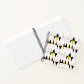 Carnet Motif triangle géométrique fractionné (Intérieur)