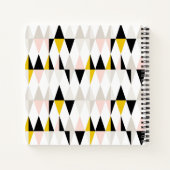 Carnet Motif triangle géométrique fractionné (Dos)