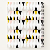 Carnet Motif triangle géométrique fractionné (Dos)
