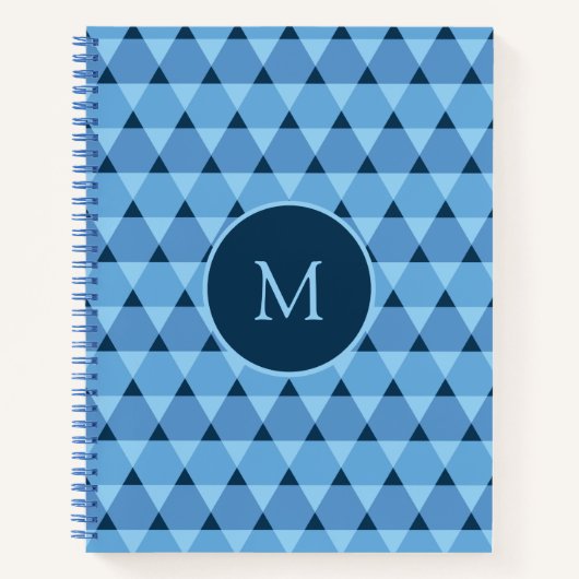 Carnet Motif triangles (Devant)