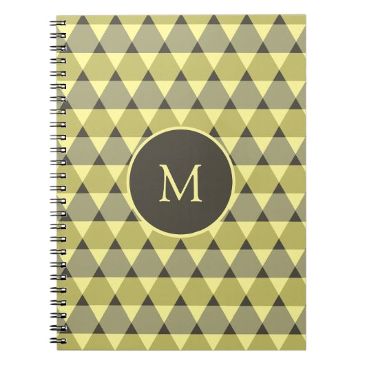 Carnet Motif triangles (Devant)