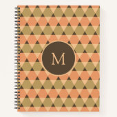 Carnet Motif triangles (Devant)