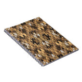CARNET MOTIF TRIANGULAIRE TRIBAL RUSTIQUE (Côté Droit)