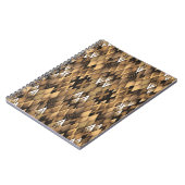 CARNET MOTIF TRIANGULAIRE TRIBAL RUSTIQUE (Côté gauche)