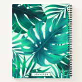 Carnet Motif tropical (Dos)