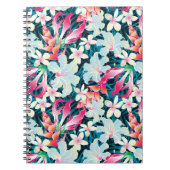 Carnet Motif tropical coloré (Devant)
