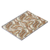 Carnet Motif tropical. Conception graphique avec mons ext (Côté gauche)