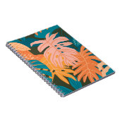 Carnet Motif tropical feuille coloré (Côté Droit)