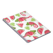 Carnet Motif tropical sans couture avec cha d'aquarelle m (Côté Droit)