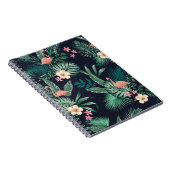 Carnet motif tropicale transparente avec feuillage luxuri (Côté Droit)